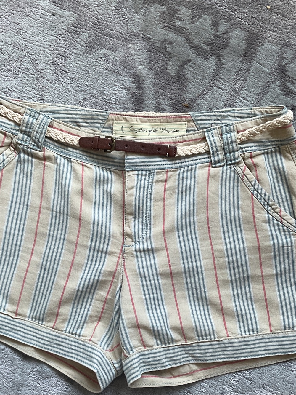 Anthro/Daughters of  the Liberation Cotton Shorts Bundle - Picture 2 of 10